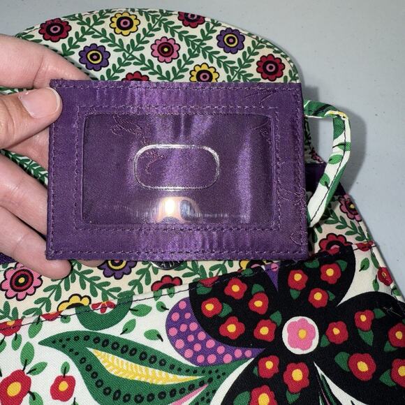 Vera Bradley Women’s Viva La Vera Travel Envelope Wallet Clutch Floral - Picture 6 of 7